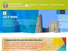Tablet Screenshot of forteressebourbon.fr